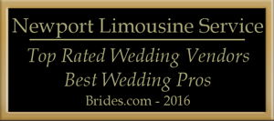 Newport Limousine Service, Top Rated Wedding Vendors, Best Wedding Pros, Brides.com,2016
