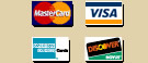credit cards accepted, visa mastercard american express discovery