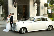 couple by limo